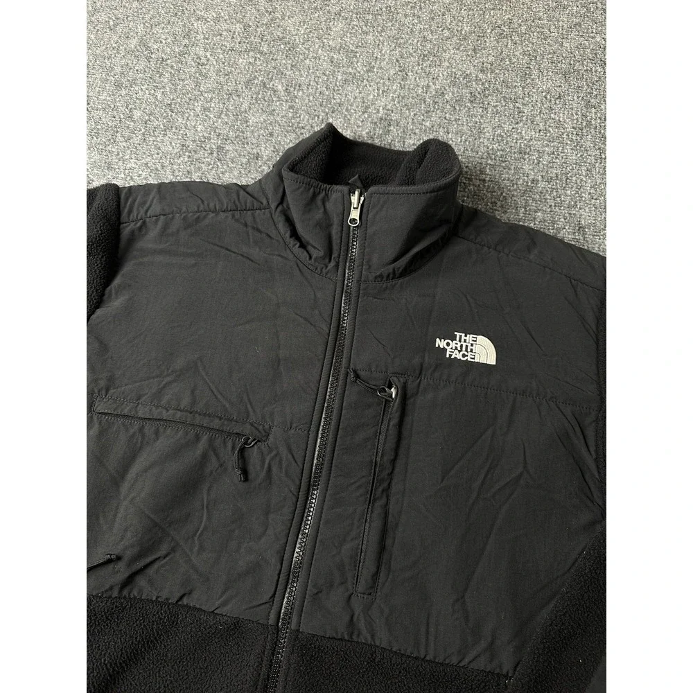 Mens Fleece The North Face Denali Black Full Zip Jacket, Size M